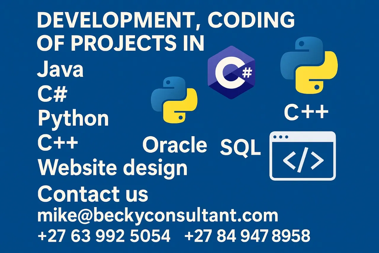 Programming and software development flyer